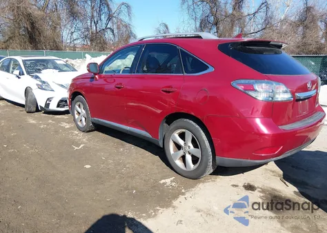 2011 Lexus Rx 350 z USA, uszkodzony, nr VIN 2T2BK1BA0BC084355